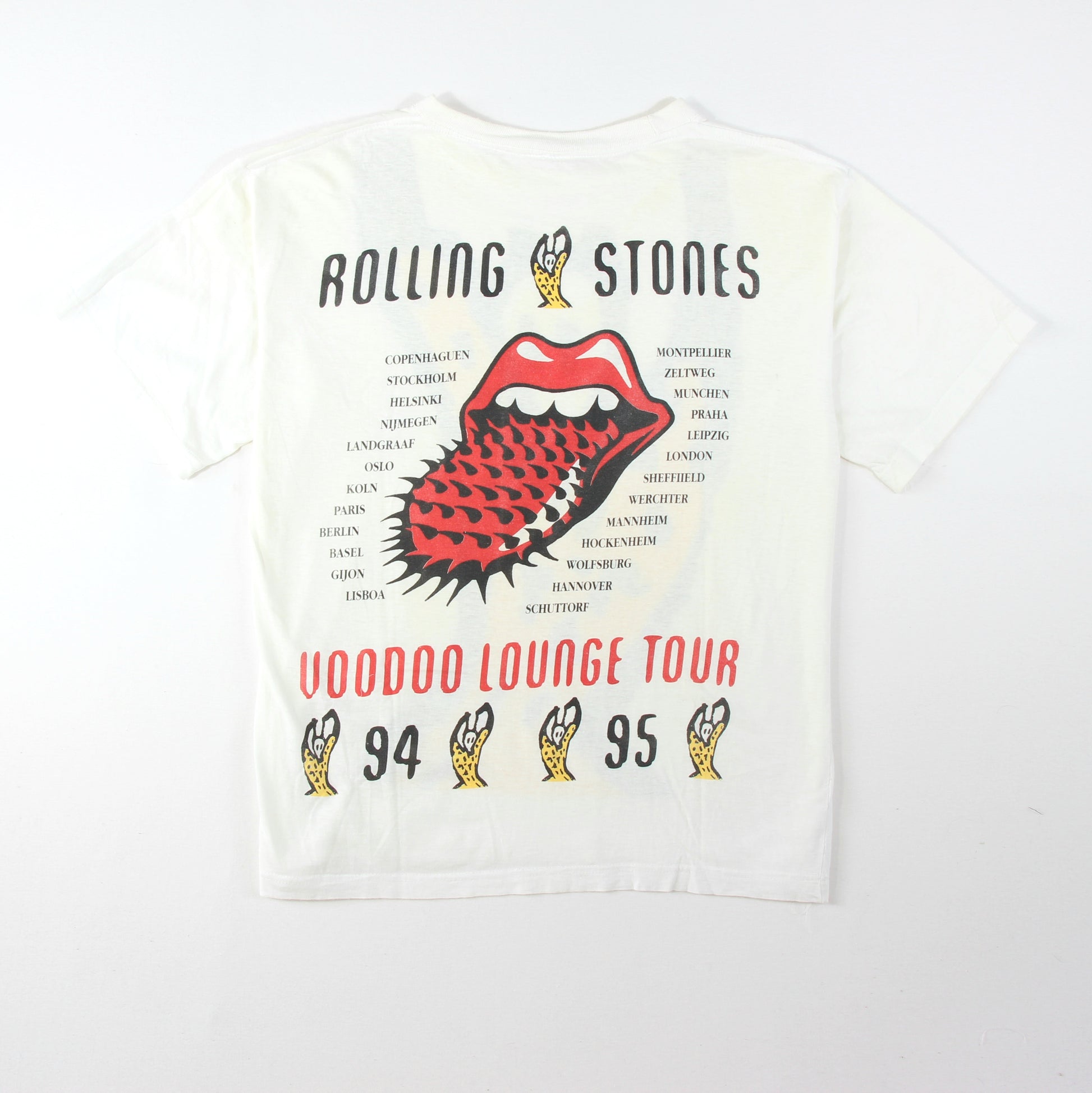 Rolling Stones - Voodoo Lounge Tour 1994 Vintage Band Shirt - L
