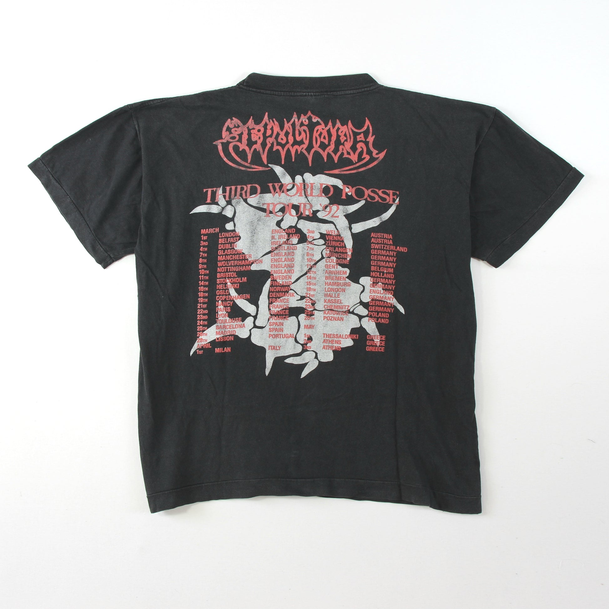 Sepultura - Third World Posse 1992 Vintage Band Shirt - L