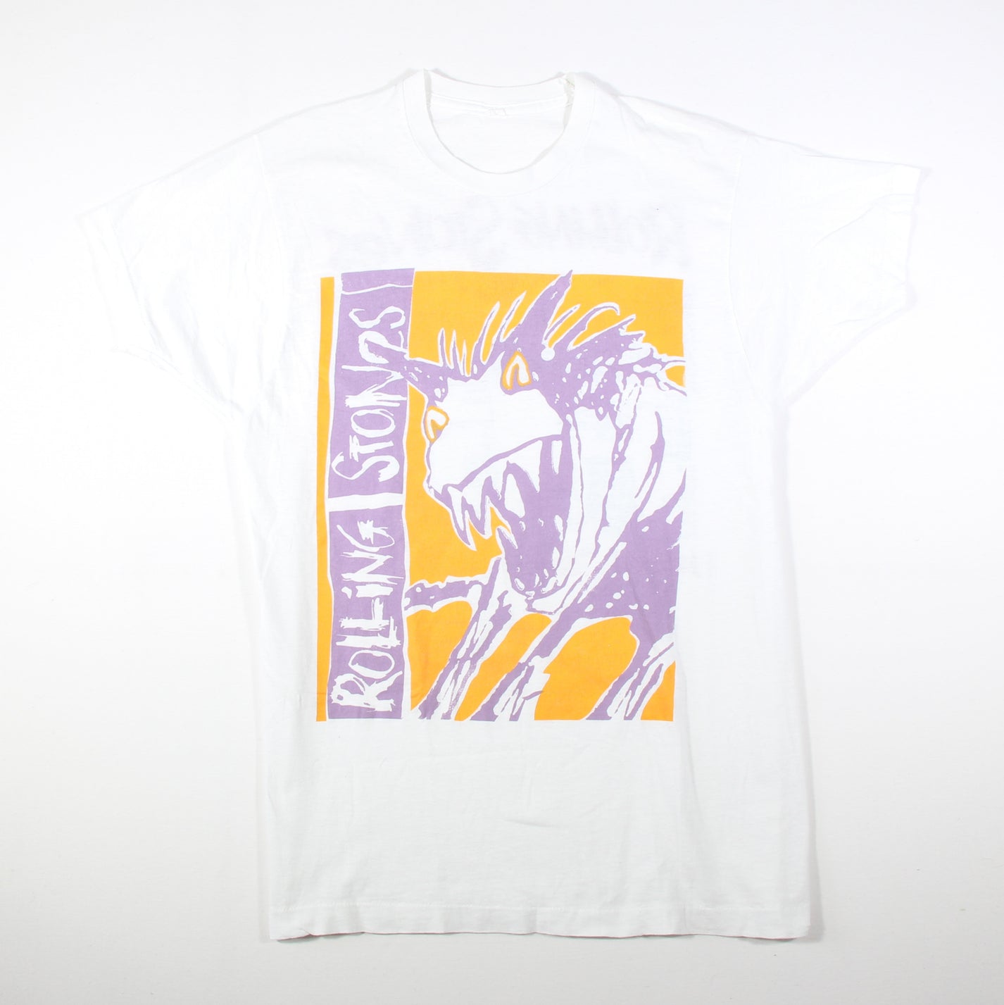 Rolling Stones - Urban Jungle Europe Tour 1990 Vintage Band Shirt - L