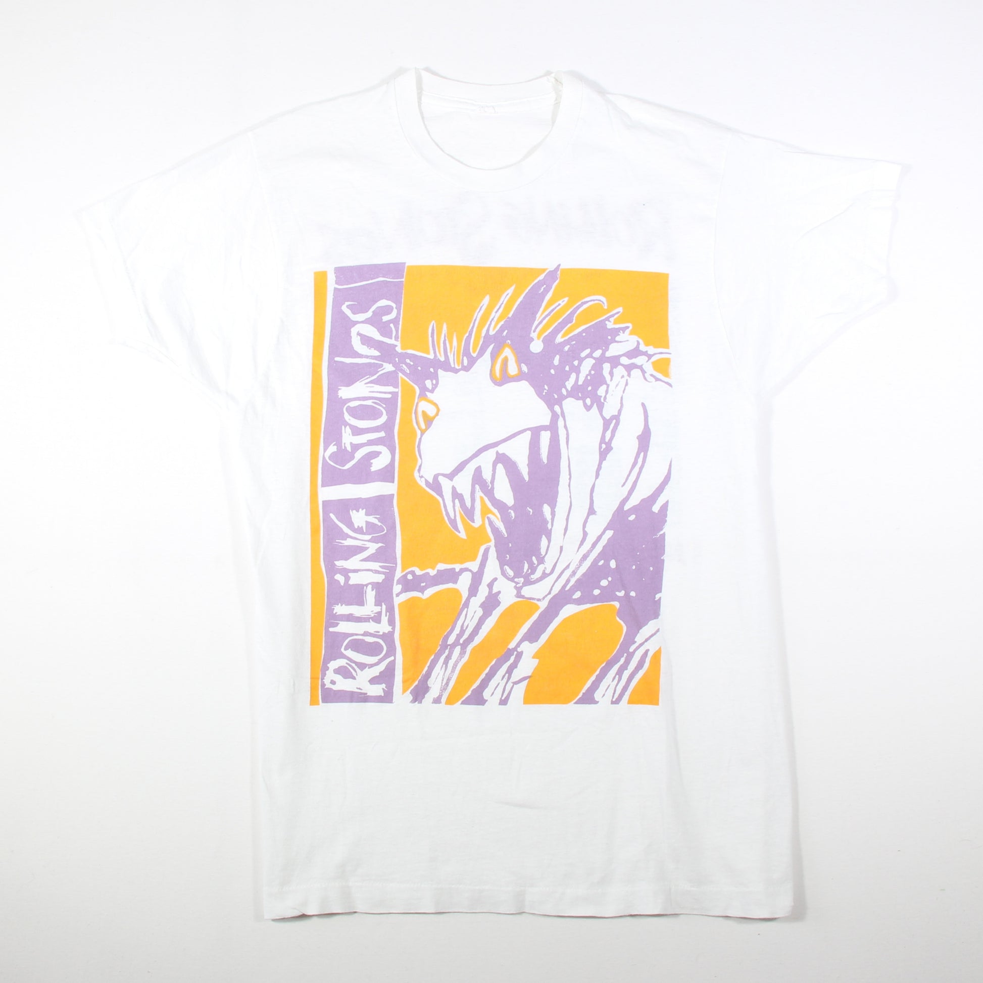 Rolling Stones - Urban Jungle Europe Tour 1990 Vintage Band Shirt - L