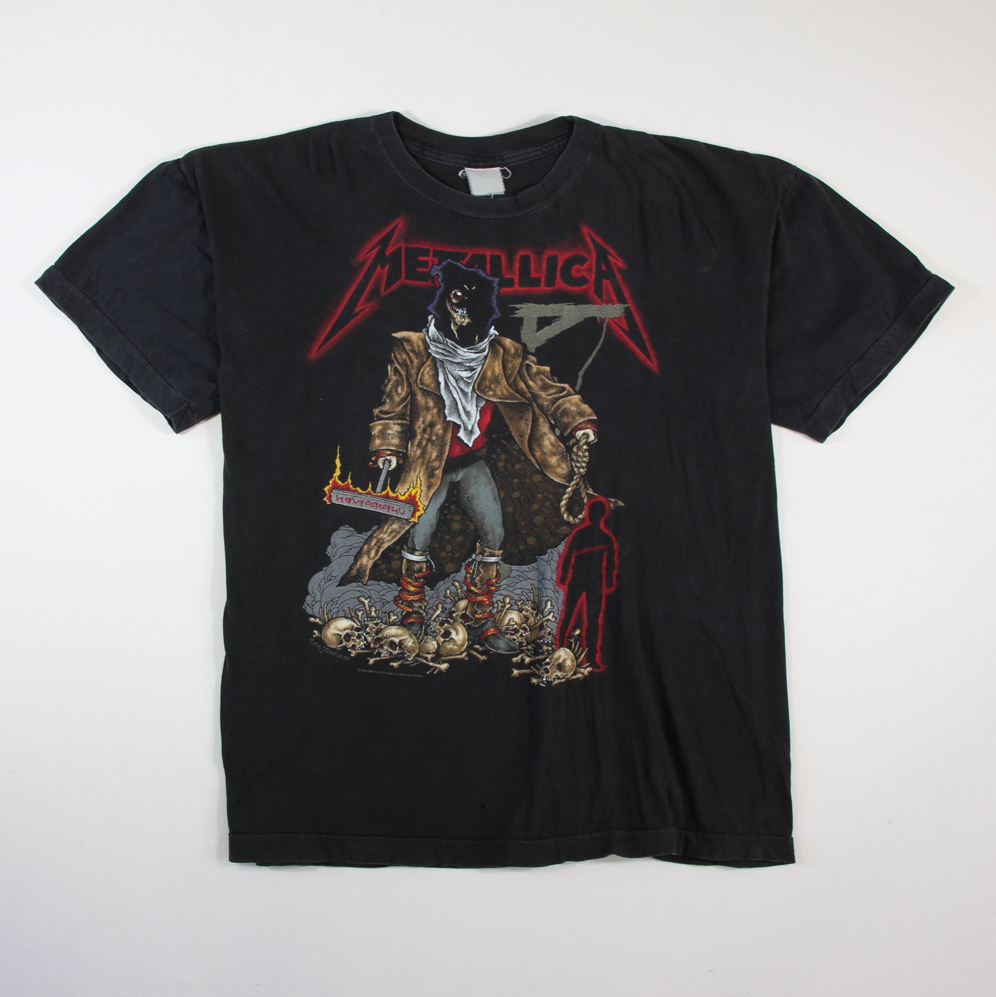 Metallica - Dub The Unforgiven 1992 Vintage Band Shirt 