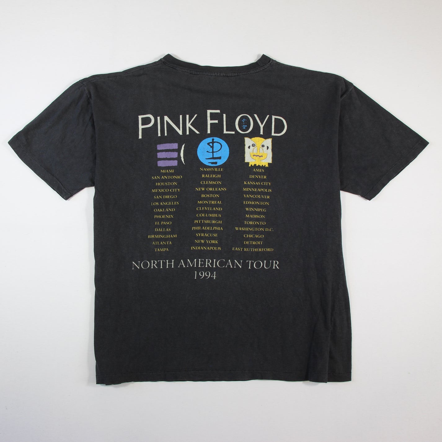 Pink Floyd - Division Bell North American Tour 1994 Vintage Band Shirt