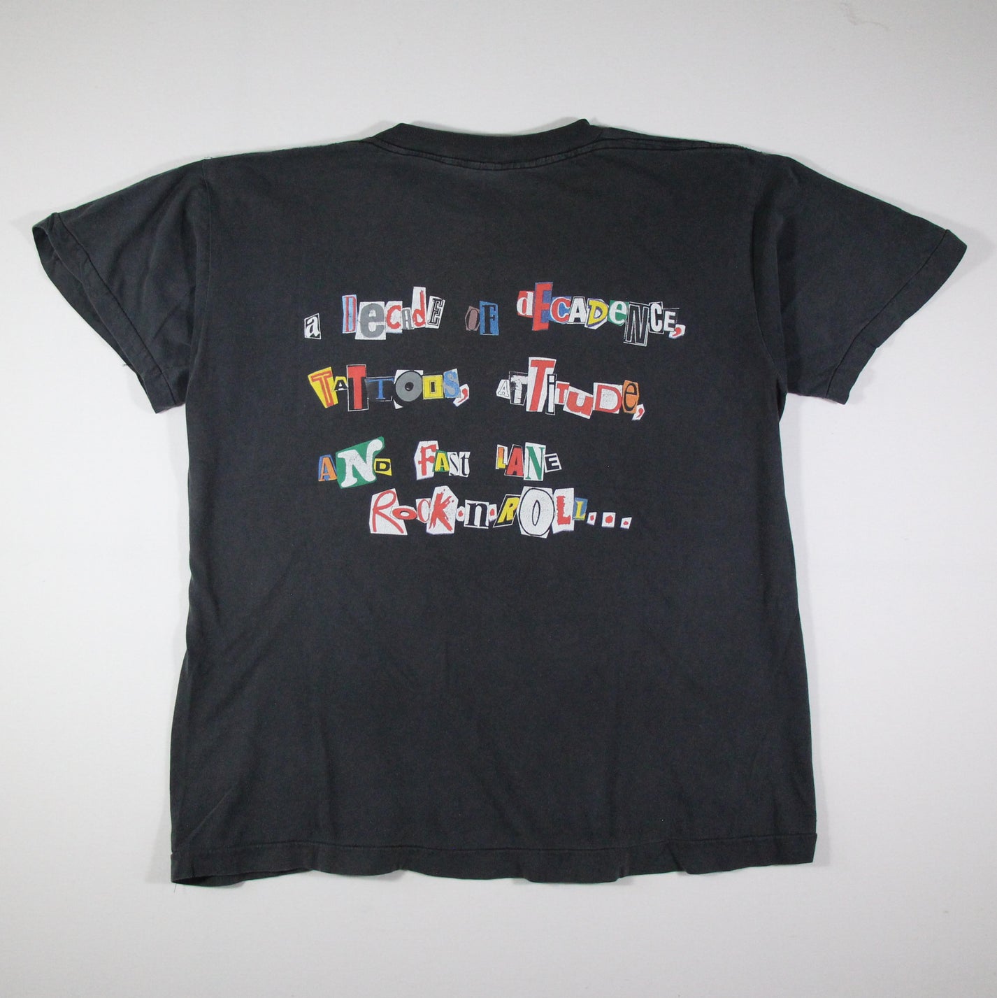 Mötley Crüe - A Decade of Decadence 1991 Vintage Band Shirt