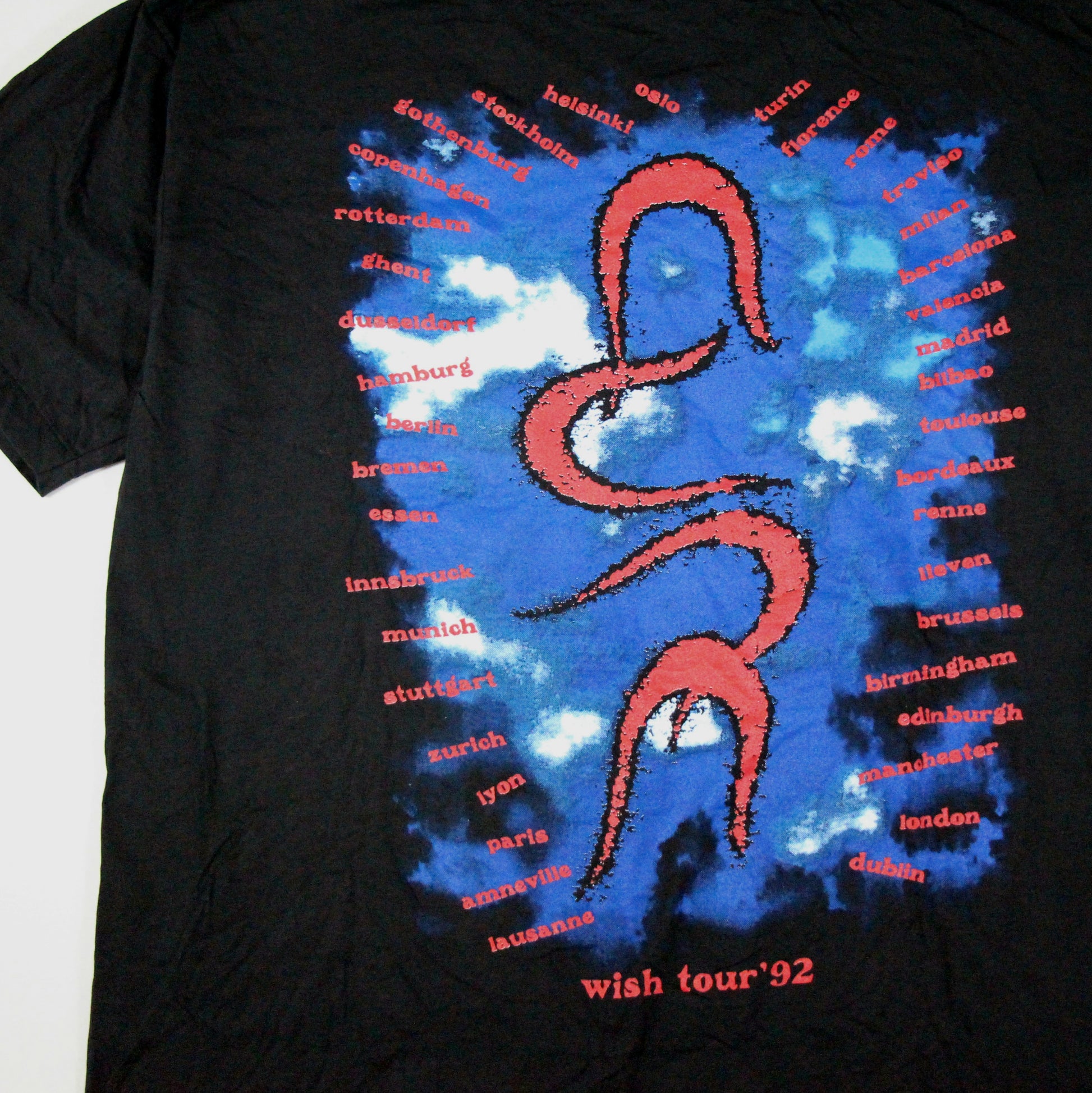 The Cure - Wish Tour 1992 Vintage Band Shirt 
