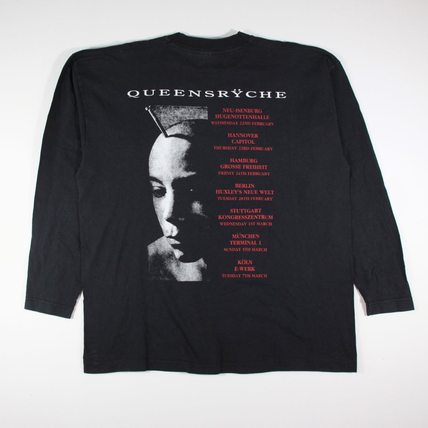 Queensryche - Germany Tour 1995 Vintage Band Longsleeve