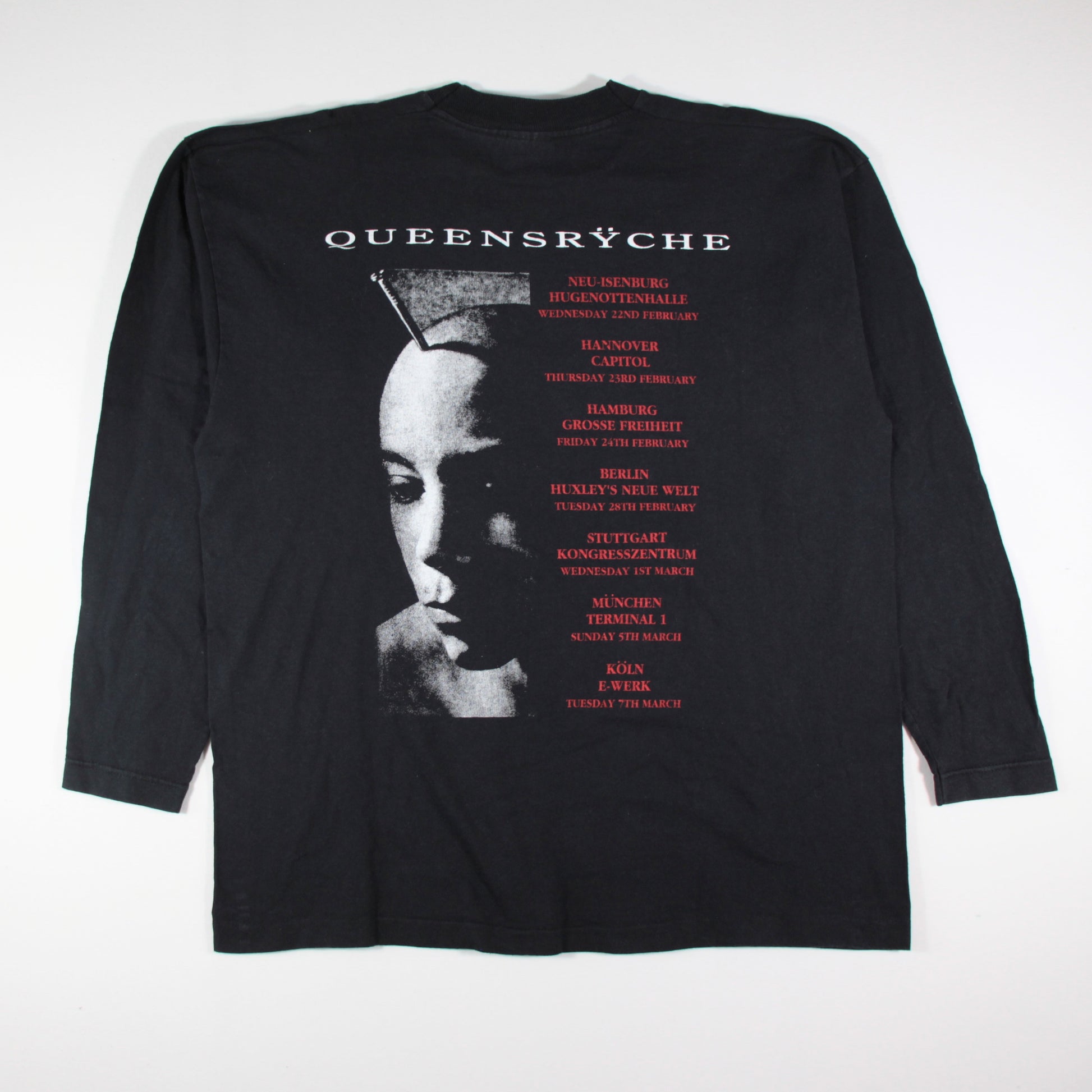 Queensryche - Germany Tour 1995 Vintage Band Longsleeve 