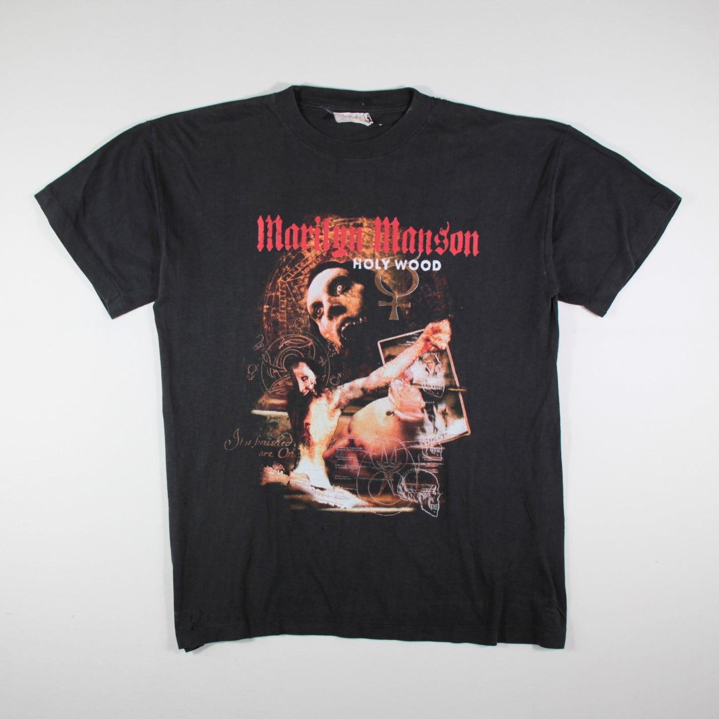 Marilyn Manson - Holy Wood - Guns, God, and Government European Tour 2001 Vintage Band Shirt
