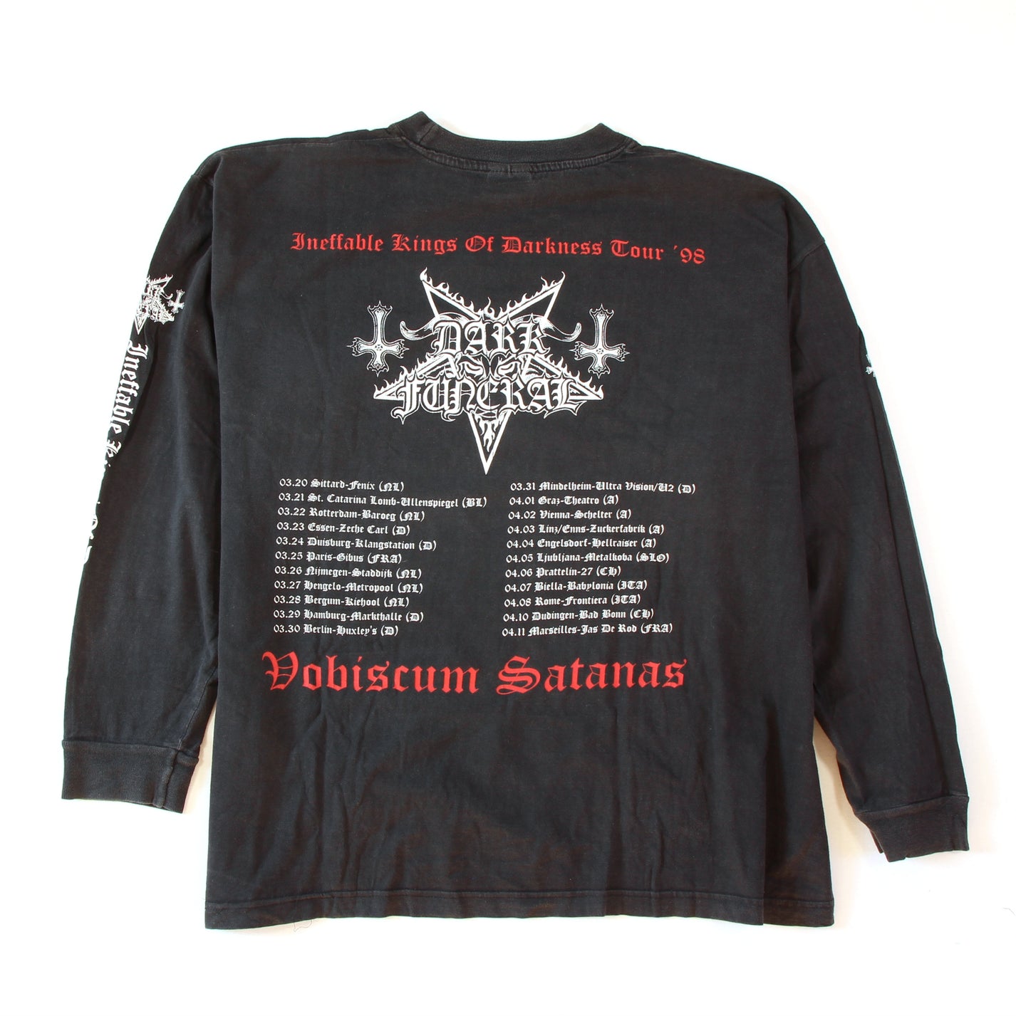 Dark Funeral - Ineffable Kings Of Darkness 1998 Vintage Band Shirt - XL