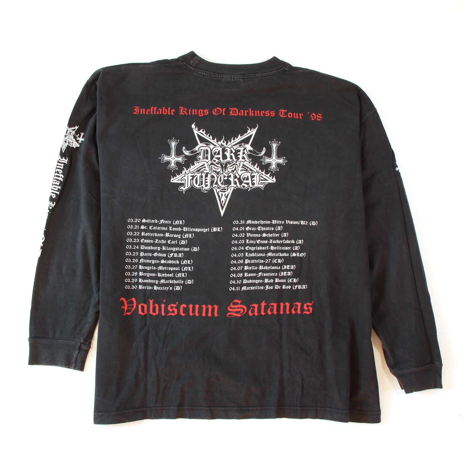 Dark Funeral - Ineffable Kings Of Darkness 1998 Vintage Band Shirt - XL