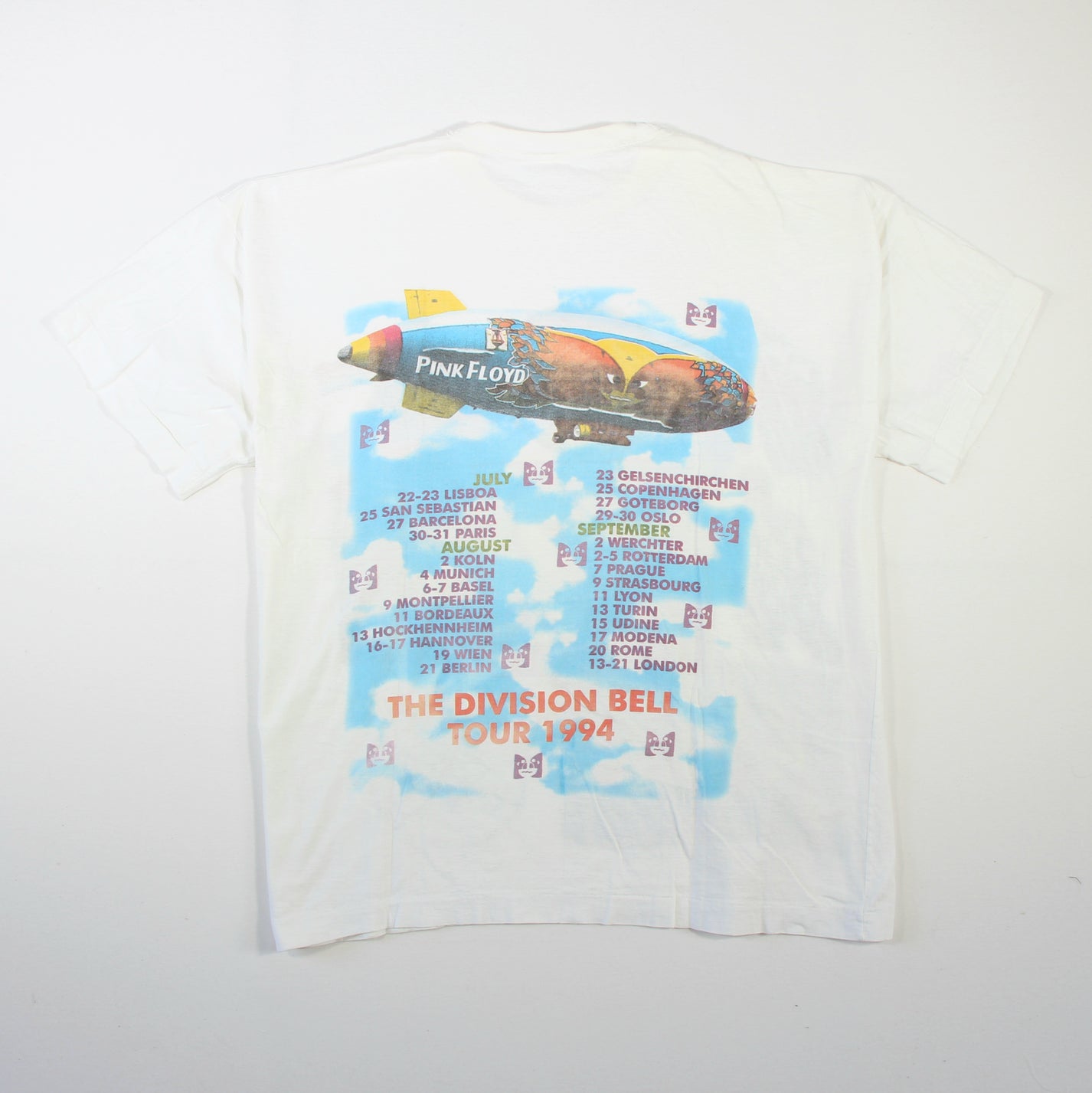 Pink Floyd - Division Bell Bootleg 1990s Vintage Band Shirt - L