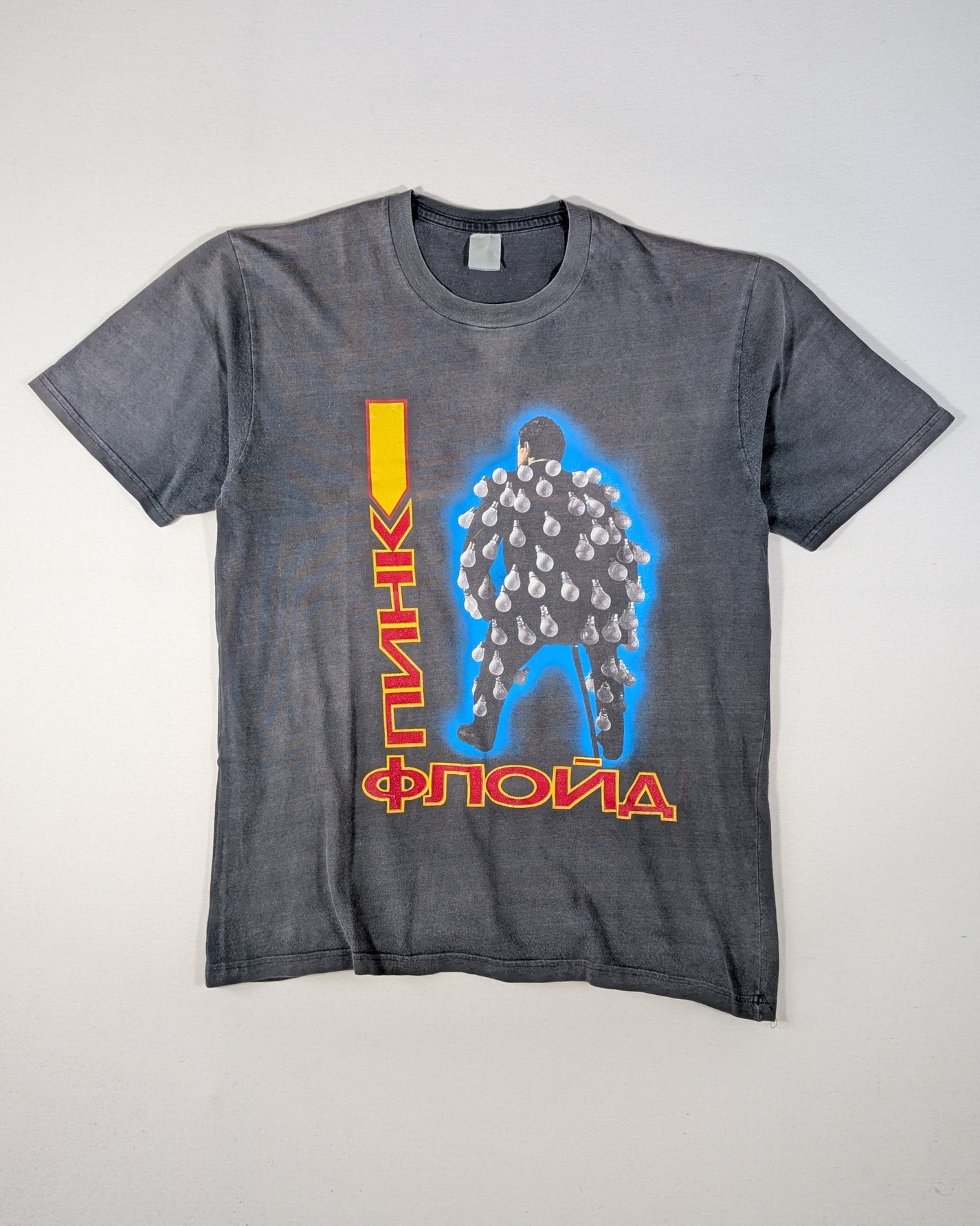 PINK FLOYD - DELICATE SOUNDS OF THUNDER RUSSIAN 1989 - VINTAGE BAND SHIRT - L