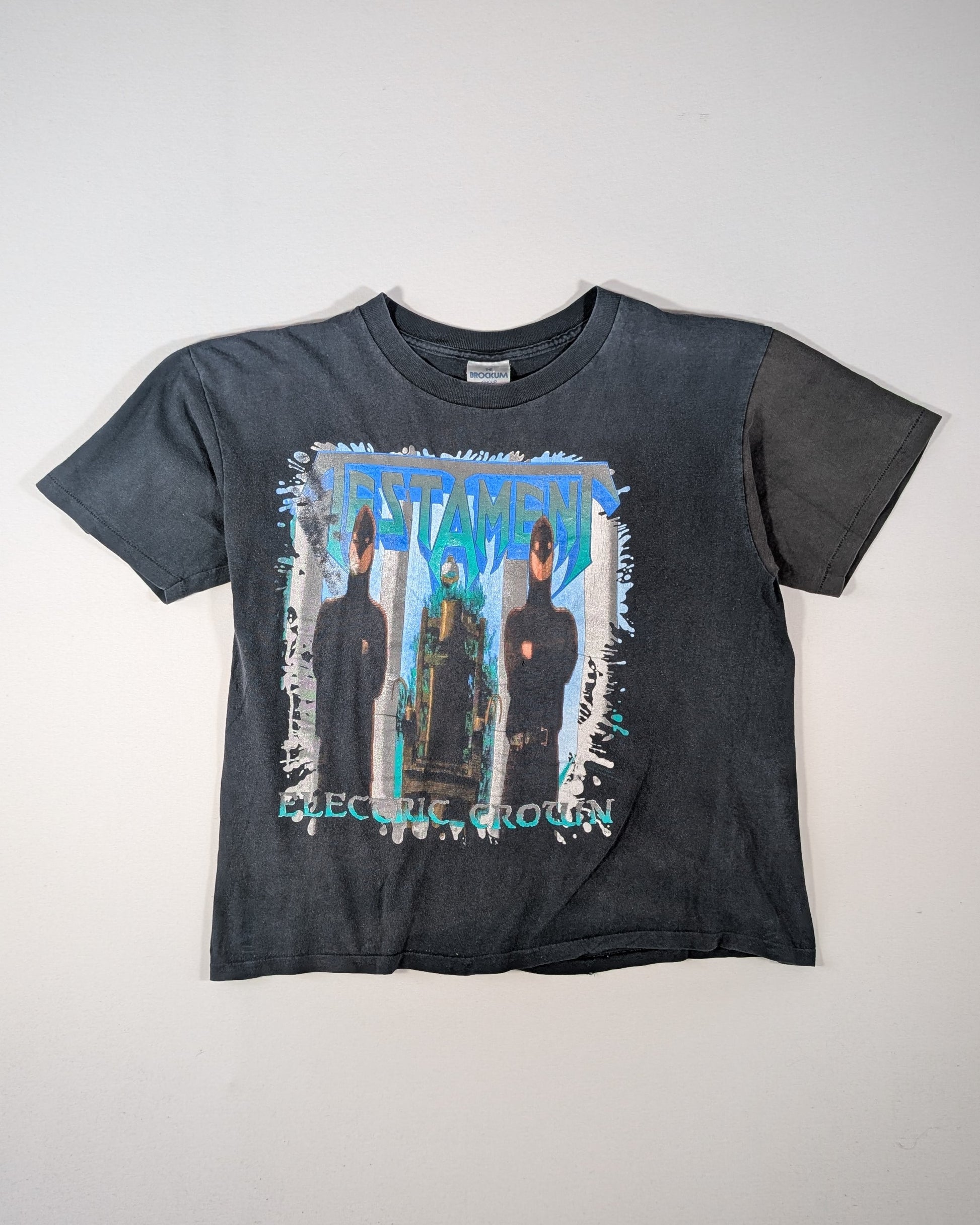 1992 - TESTAMENT ELECTRIC CROWN T-SHIRT - L