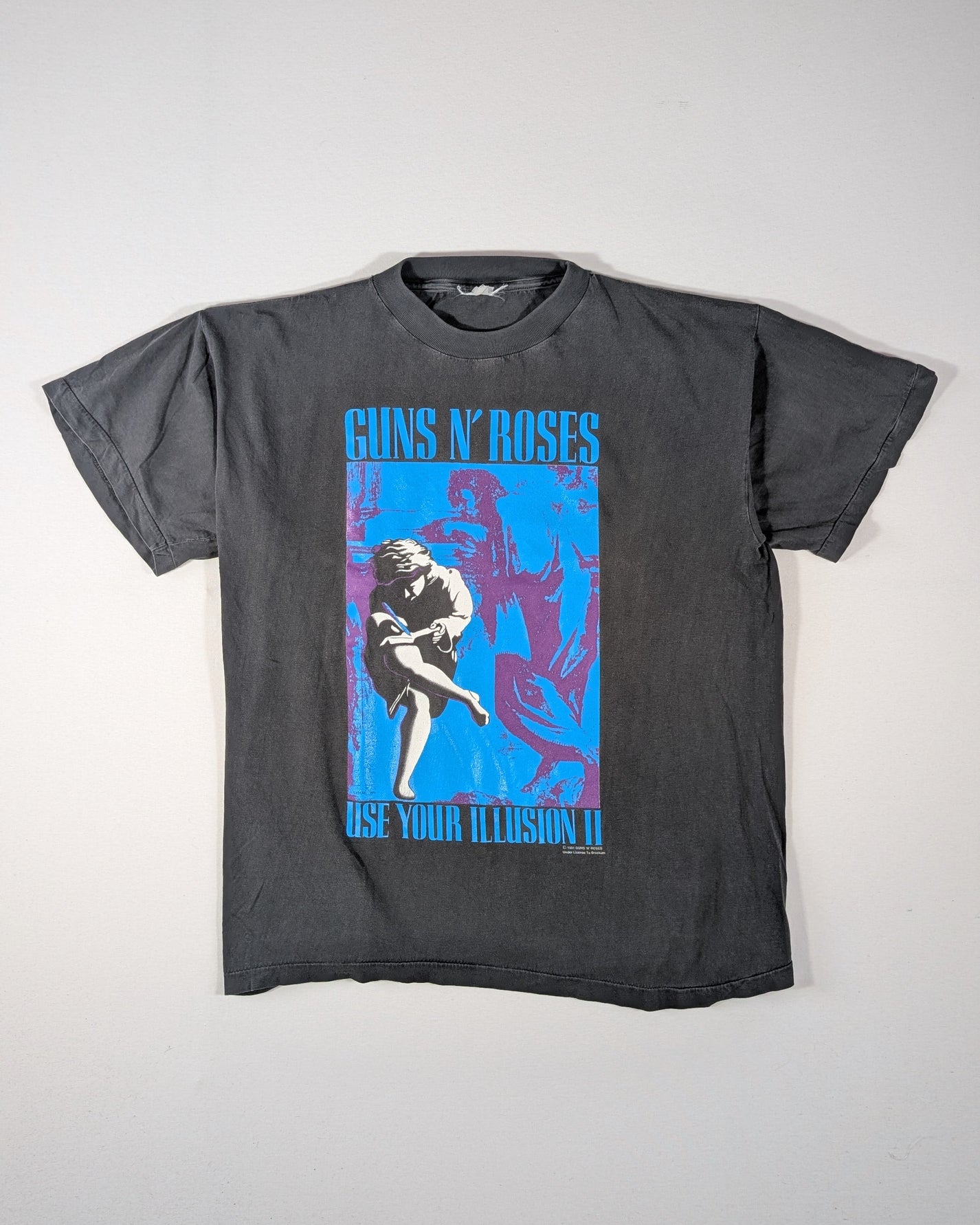 GUNS N' ROSES - USE YOUR ILLUSION II 1991 - VINTAGE BAND SHIRT - L