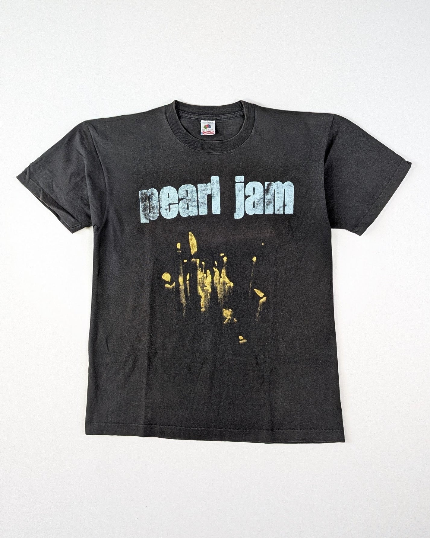 1991 - PEARL JAM BLACK LYRICS T-SHIRT