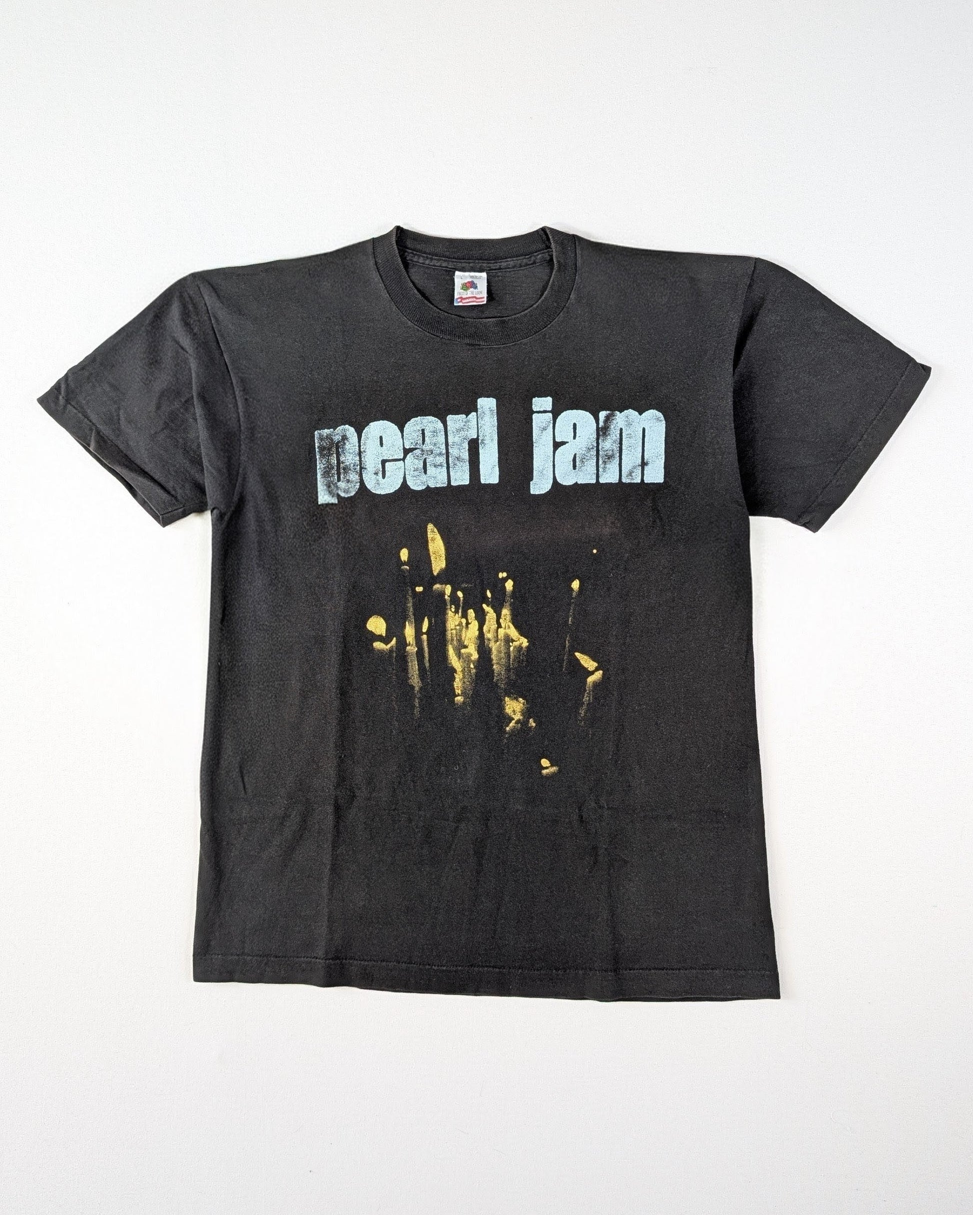 1991 - PEARL JAM BLACK LYRICS T-SHIRT