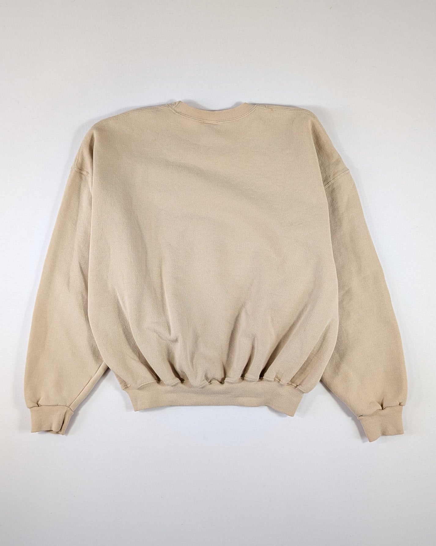 1990S - RUSSEL ATHLETIC BEIGE SWEATER - L