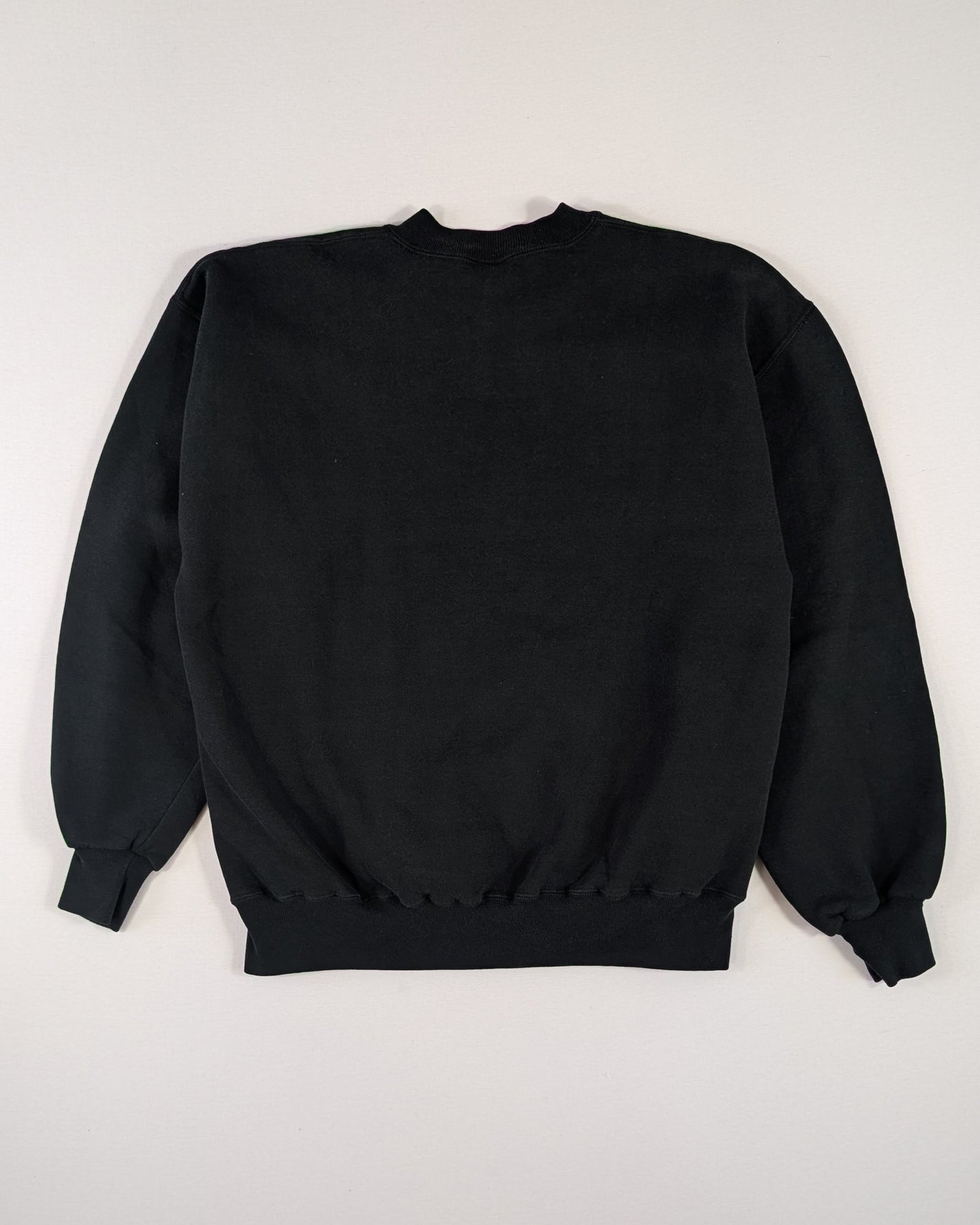 1990S - RUSSEL ATHLETIC BLACK SWEATER - L