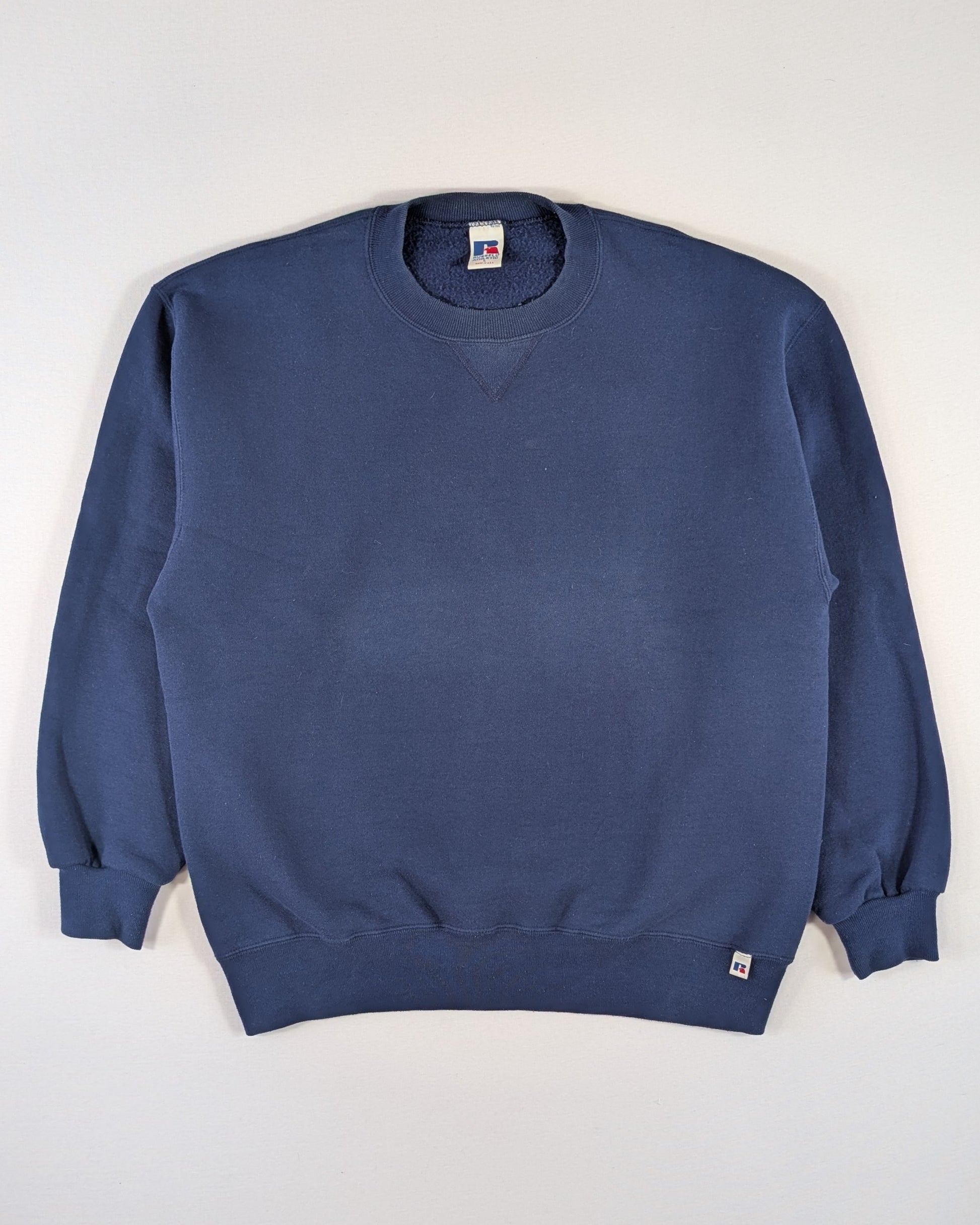 1990S - RUSSEL ATHLETIC BLUE SWEATER - L