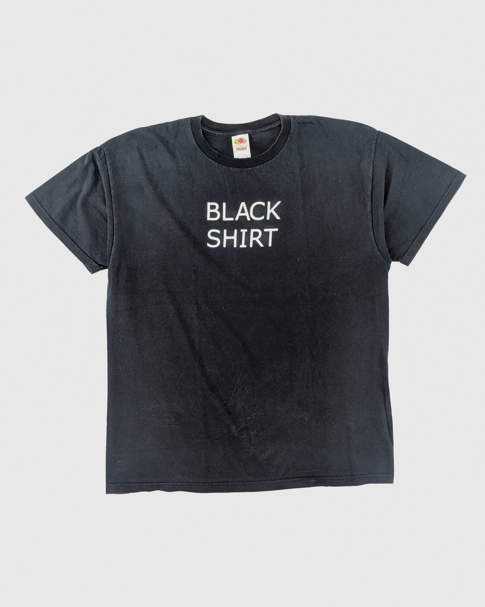 EARLY 2000S - BLACK SHIRT T-SHIRT 
