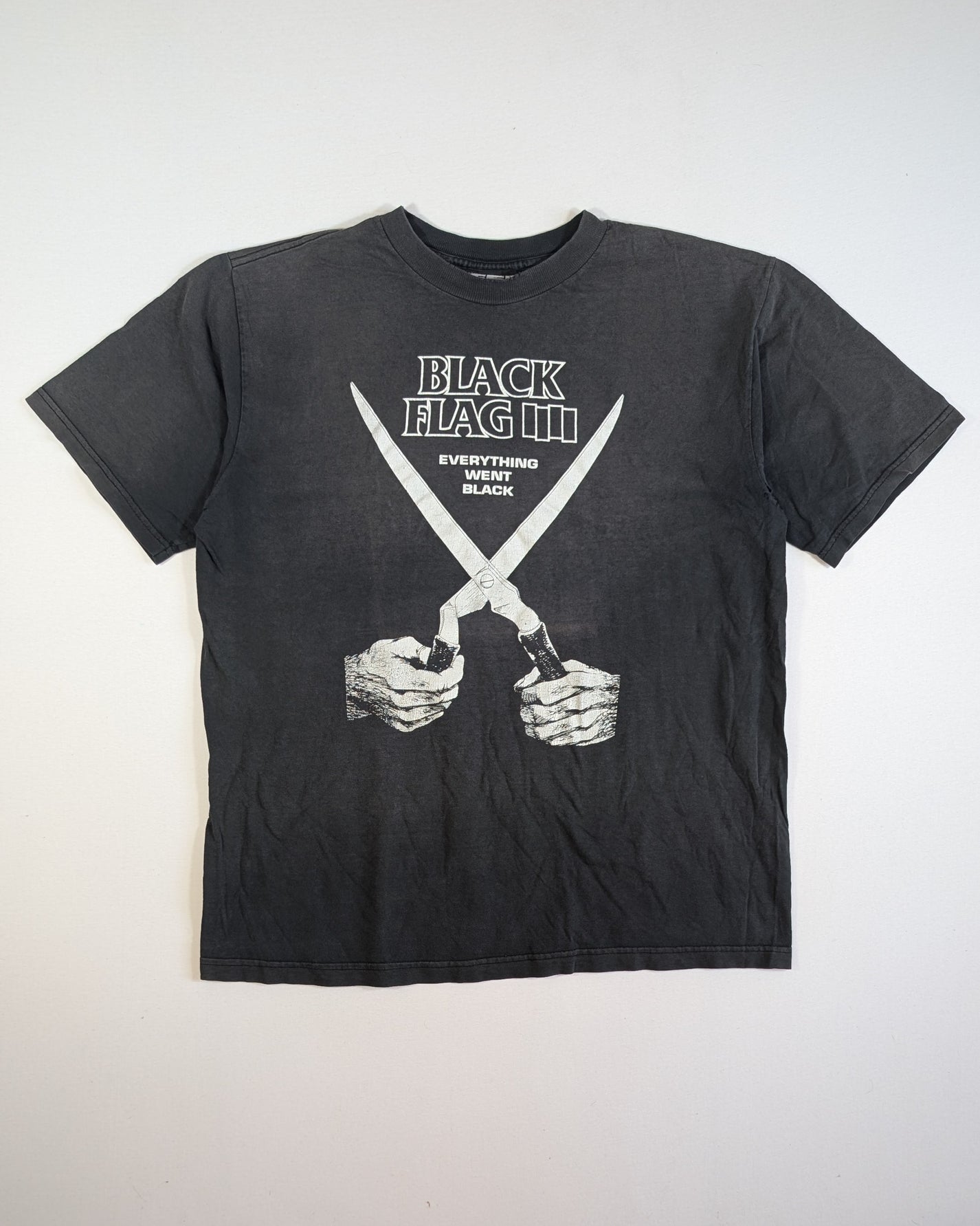 1990S - BLACK FLAG EVERYTHING WENT BLACK T-SHIRT