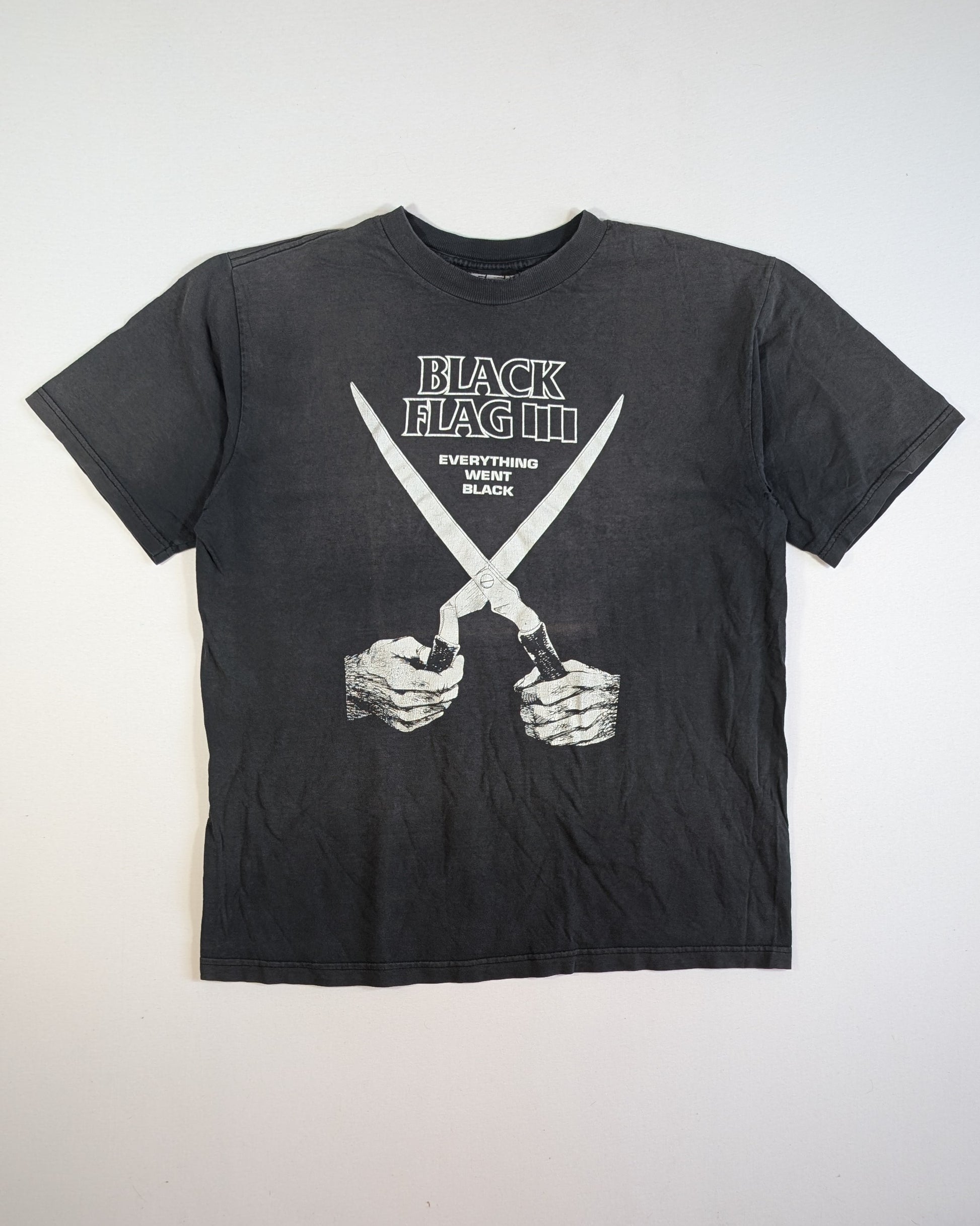 1990S - BLACK FLAG EVERYTHING WENT BLACK T-SHIRT