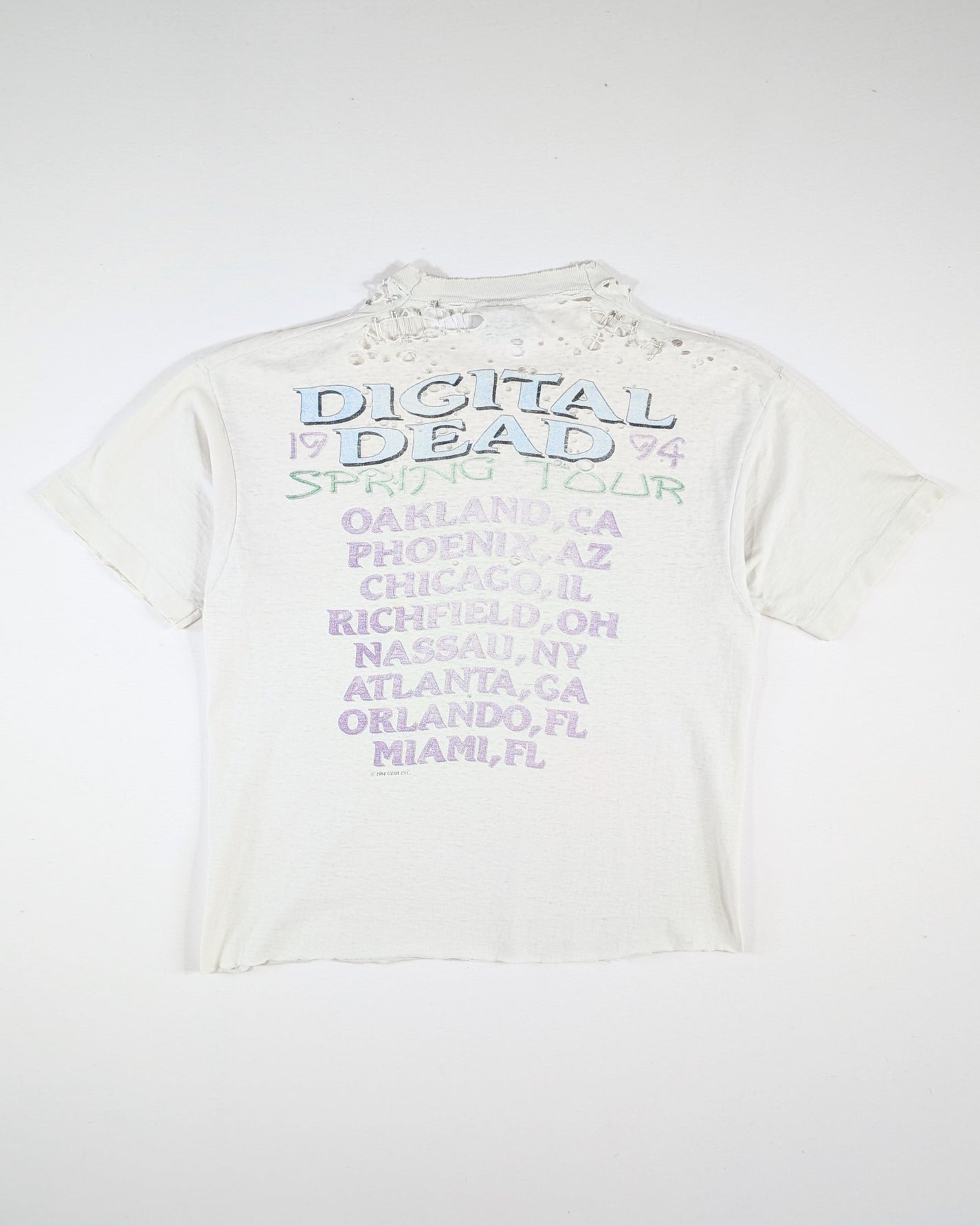 1994 - GRATEFUL DEAD DIGITAL DEAD T-SHIRT