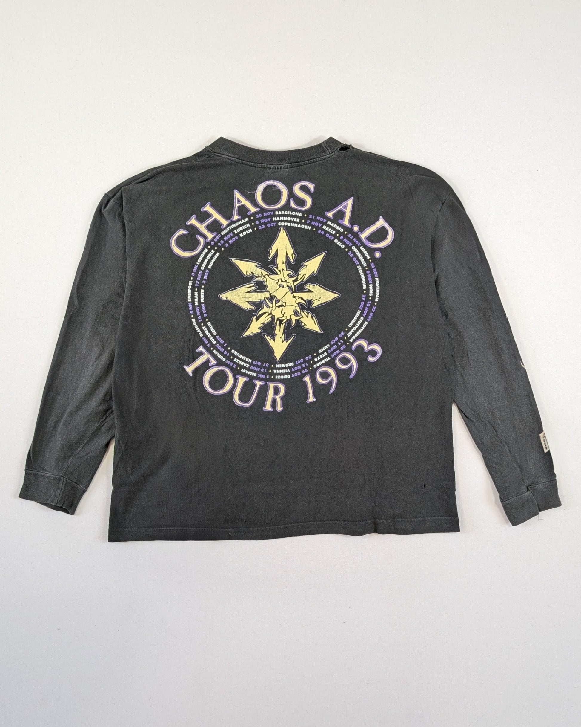 1993 - SEPULTURA CHAOS A.D. LONGSLEEVE