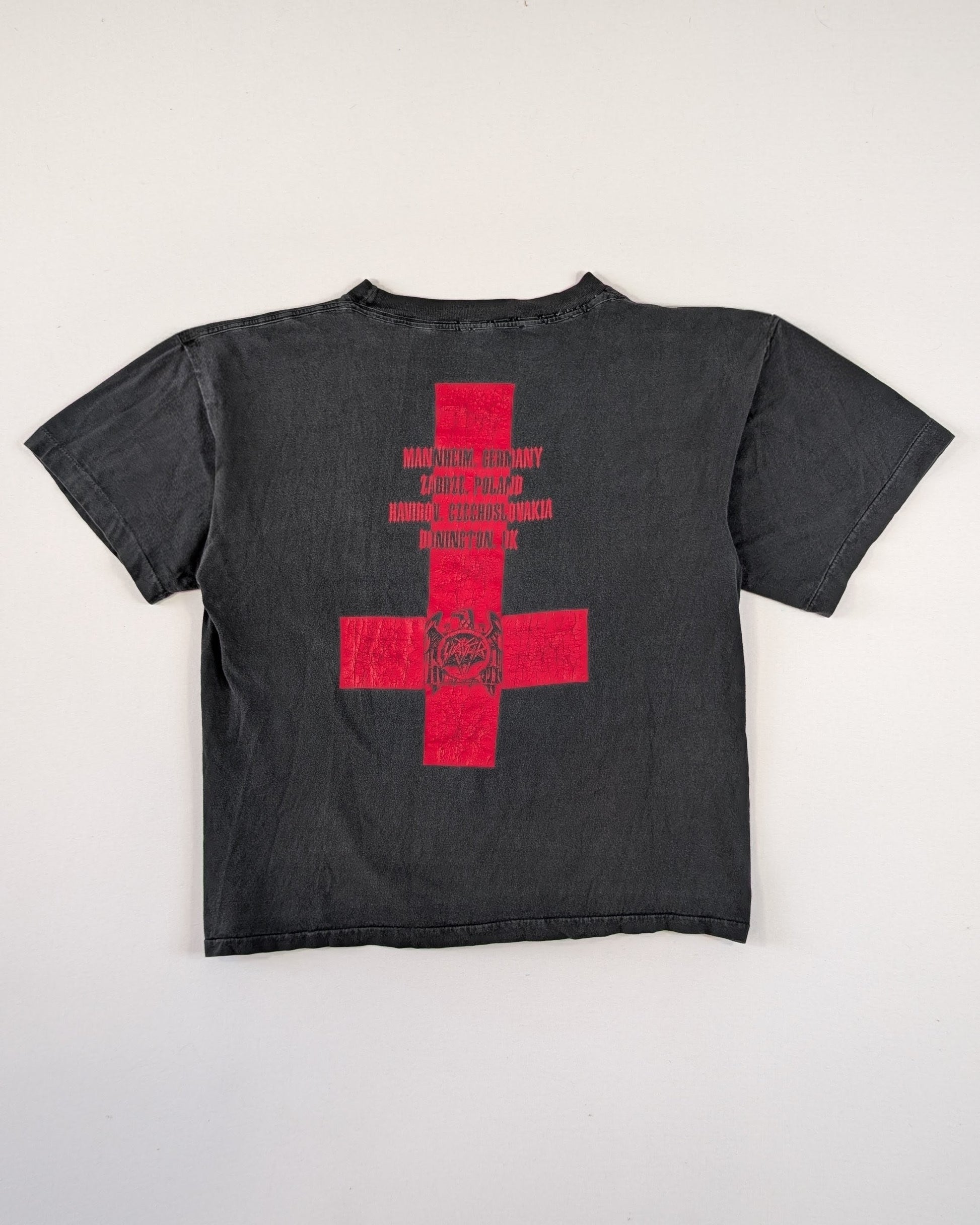 1990 - SLAYER EUROPEAN CAMPAIGN T-SHIRT