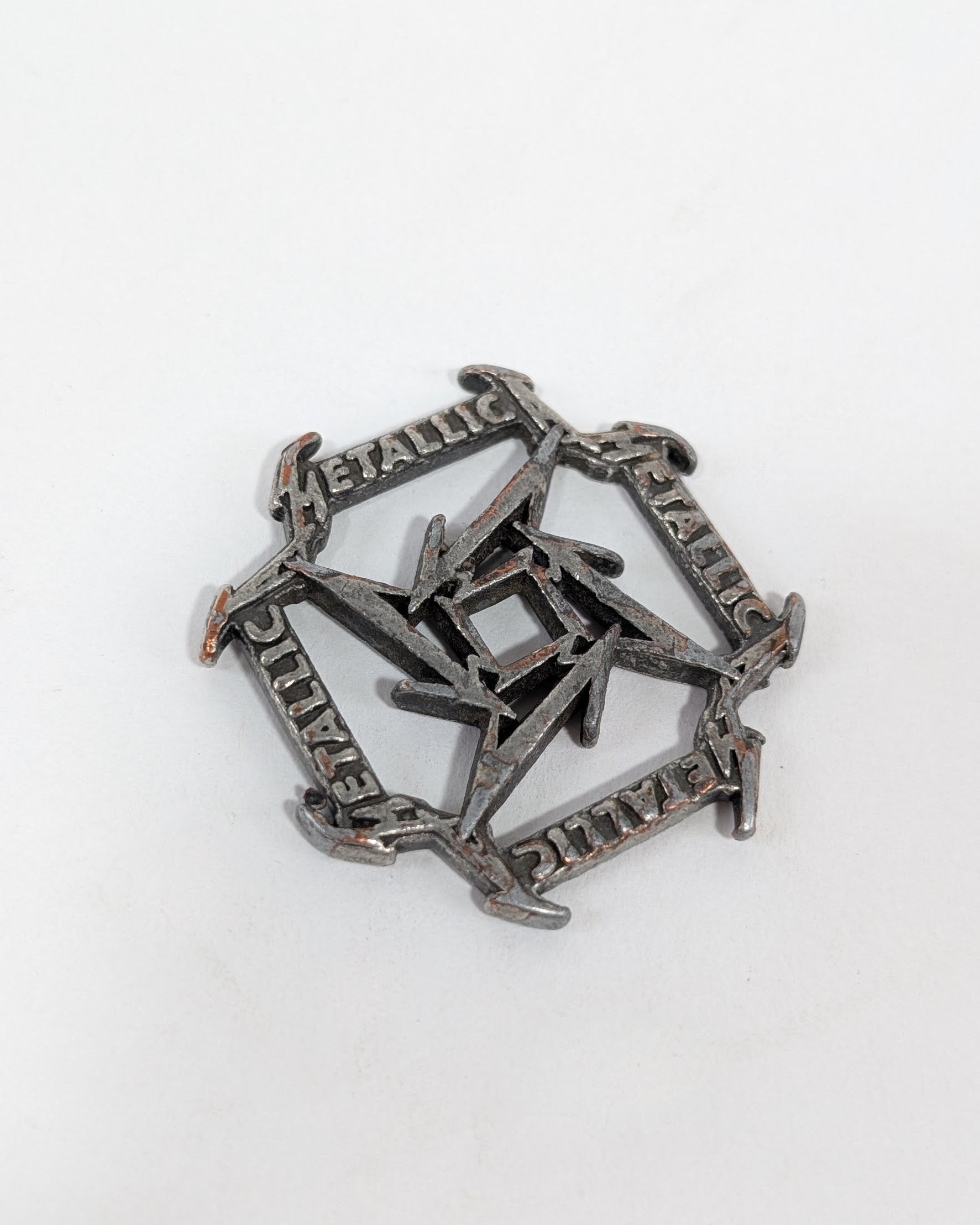 1996 - METALLICA METAL SHURIKEN KEYCHAIN
