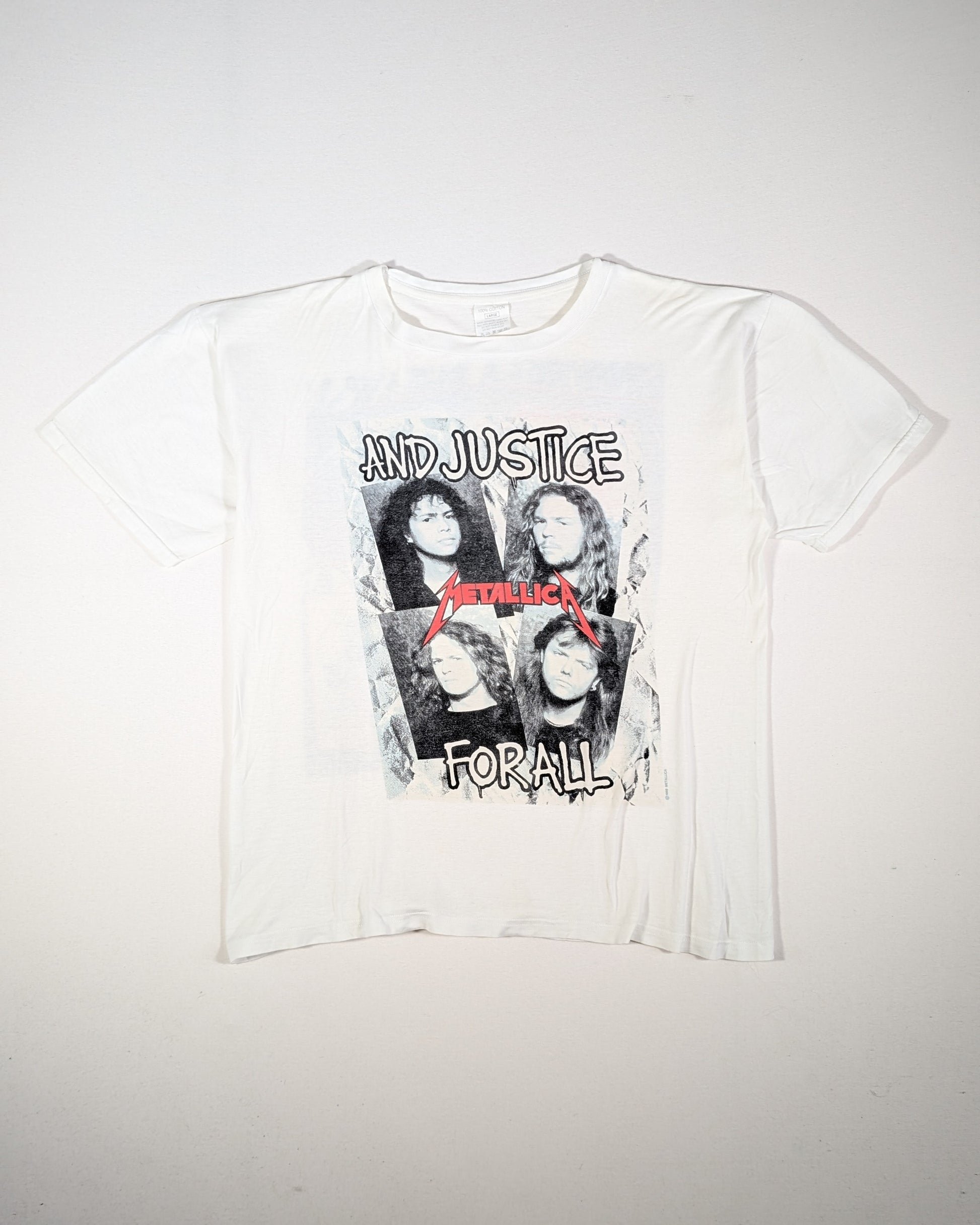 1988 - METALLICA AND JUSTICE FOR ALL T-SHIRT