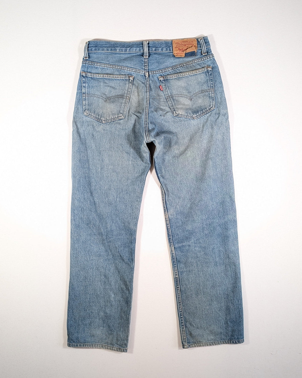 1990S - LEVIS MADE IN USA 501XX DISTRESSED JEANS