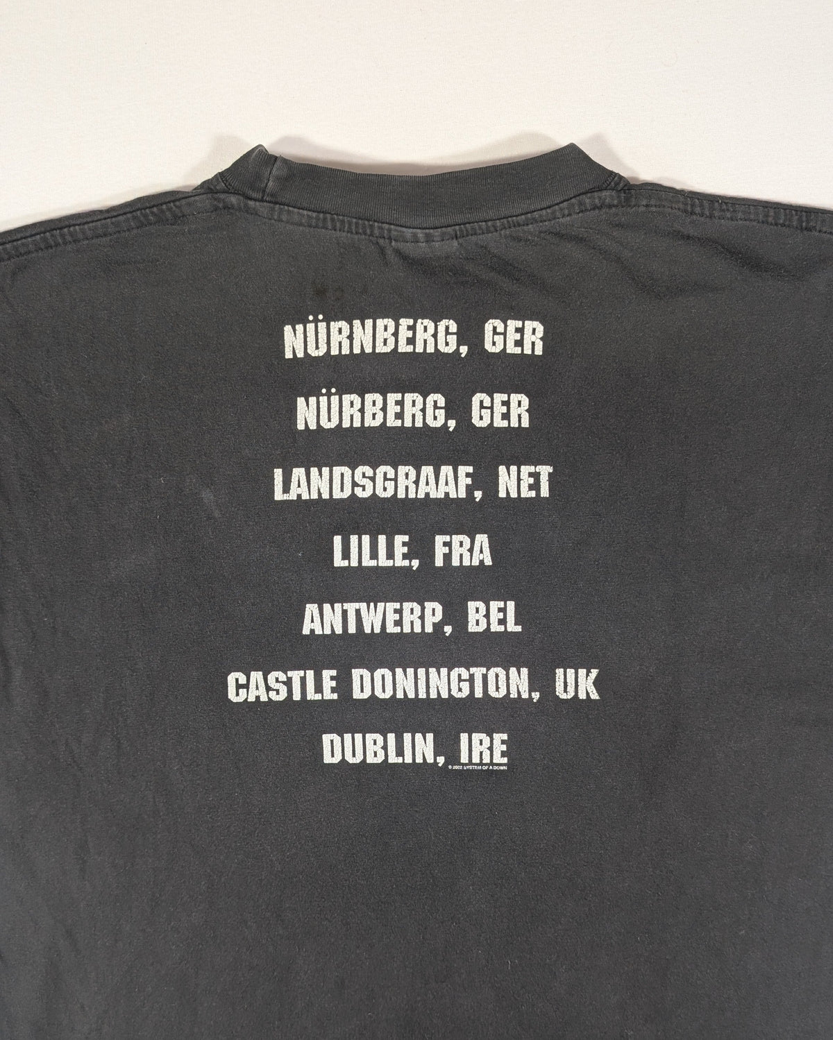 2002 - SYSTEM OF A DOWN T-SHIRT
