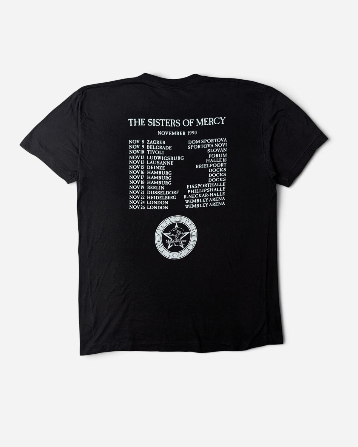 1990 - SISTERS OF MERCY TOUR T-SHIRT