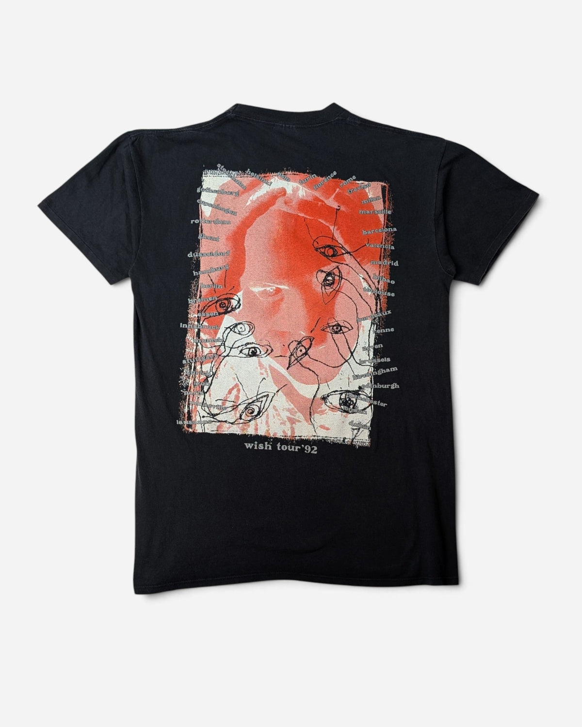 1992 - THE CURE WISH TOUR T-SHIRT