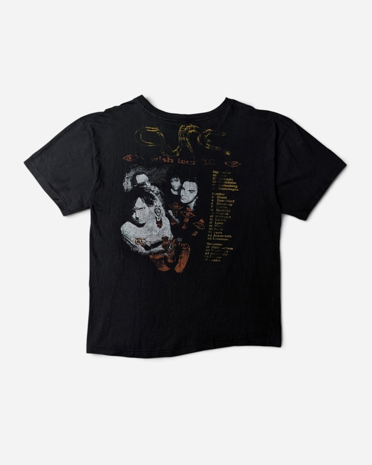 1992 - THE CURE WISH TOUR T-SHIRT